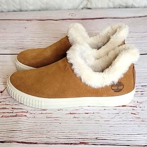 TIMBERLAND Skyla Tan Slip On Sneakers Size 6.5